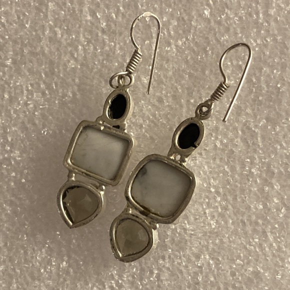 NWOT - Mexican Silver Pendant and French Hook Dangle Earrings* - Picture 5 of 7